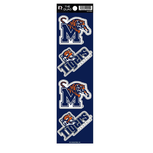 Memphis Tigers Quad Decal Set