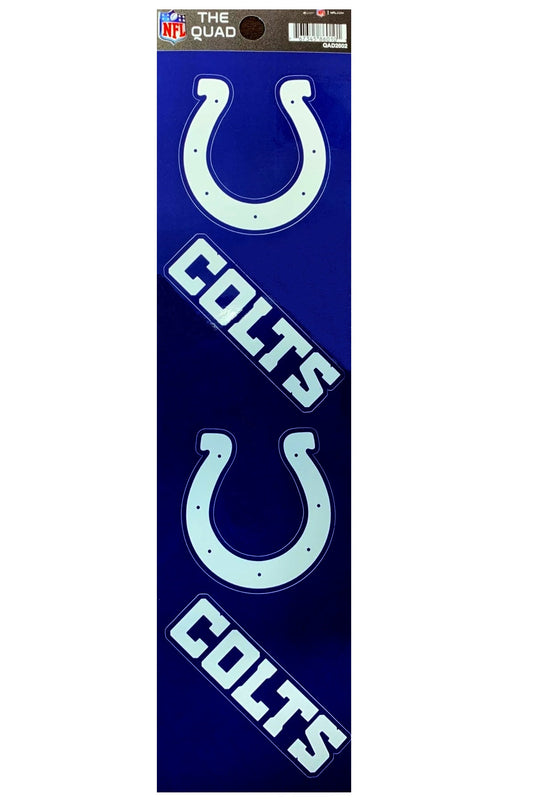 Indianapolis Colts Quad Decal Set