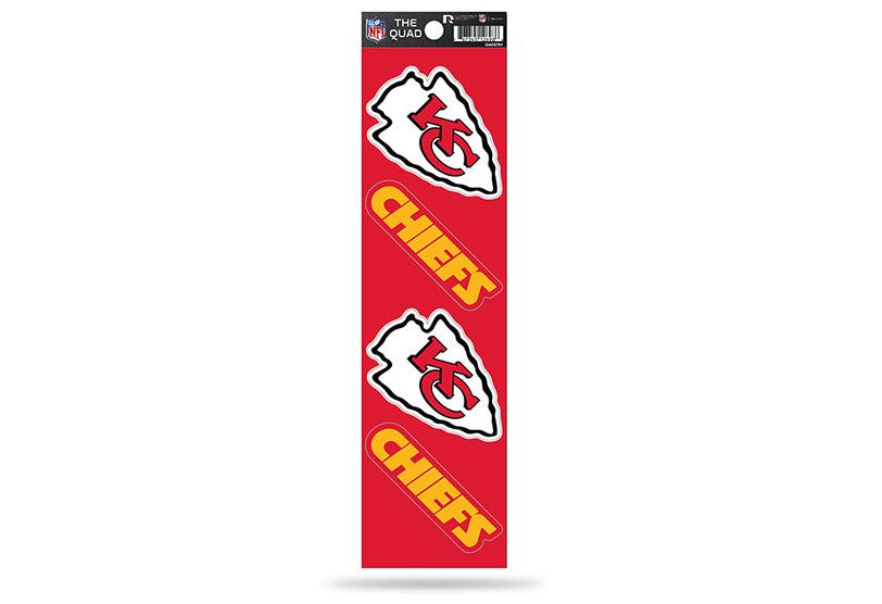 Kansas City Chiefs Quad Decal Set