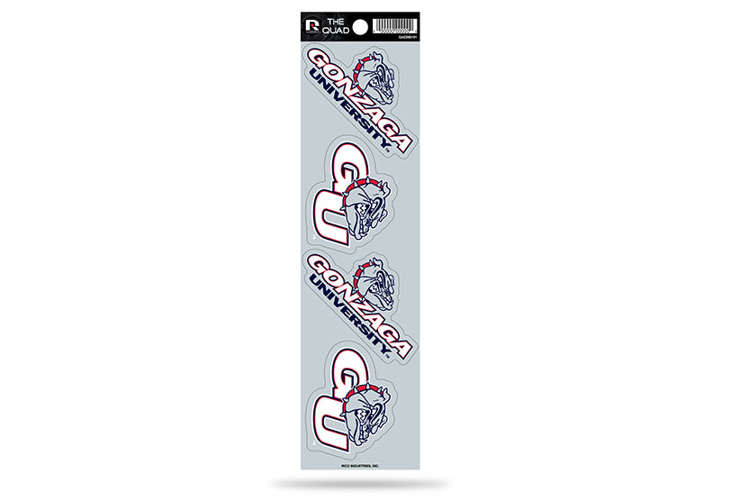 Gonzaga Bulldogs Quad Decal Set