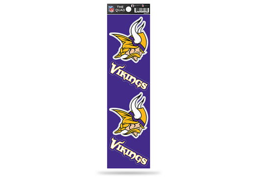 Minnesota Vikings Quad Decal Set