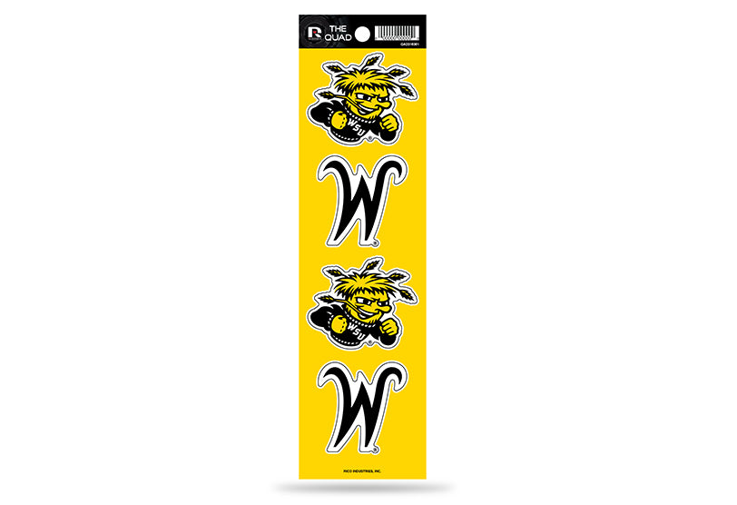 Wichita State Shockers Quad Decal Set – Auto License Plates Frames