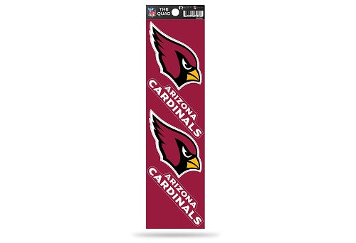 Arizona Cardinals Quad Decal Set