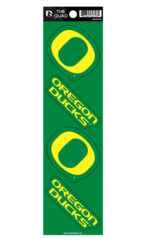 Oregon Ducks Quad Decal Set