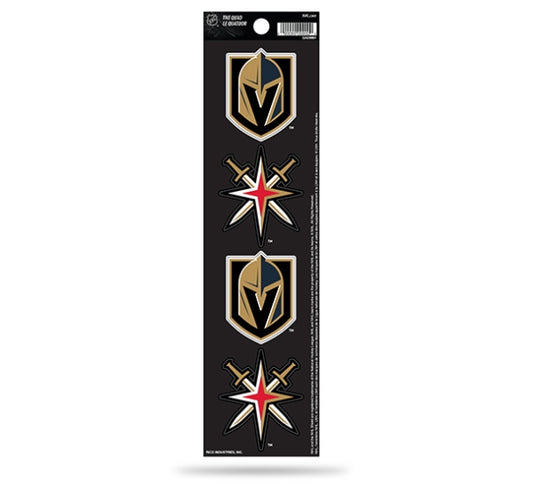 Las Vegas Golden Knights Quad Decal Set