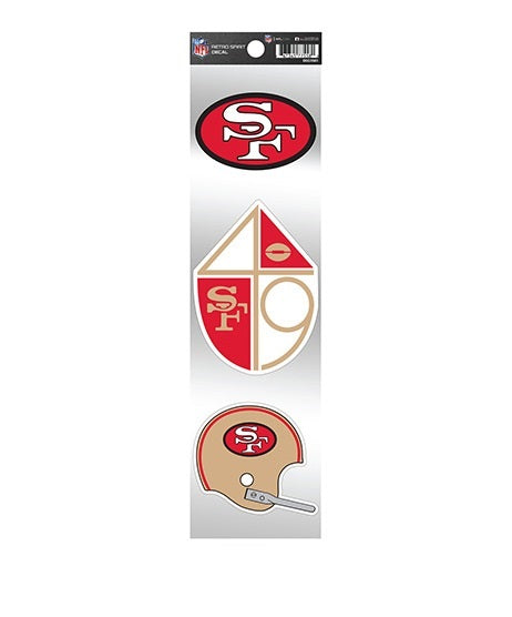 San Francisco 49ers Retro Spirit Decals – Auto License Plates Frames