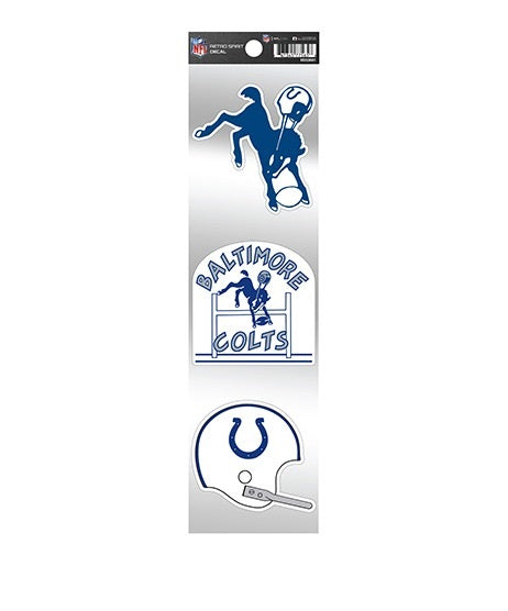 Baltimore Colts Retro Spirit Decals