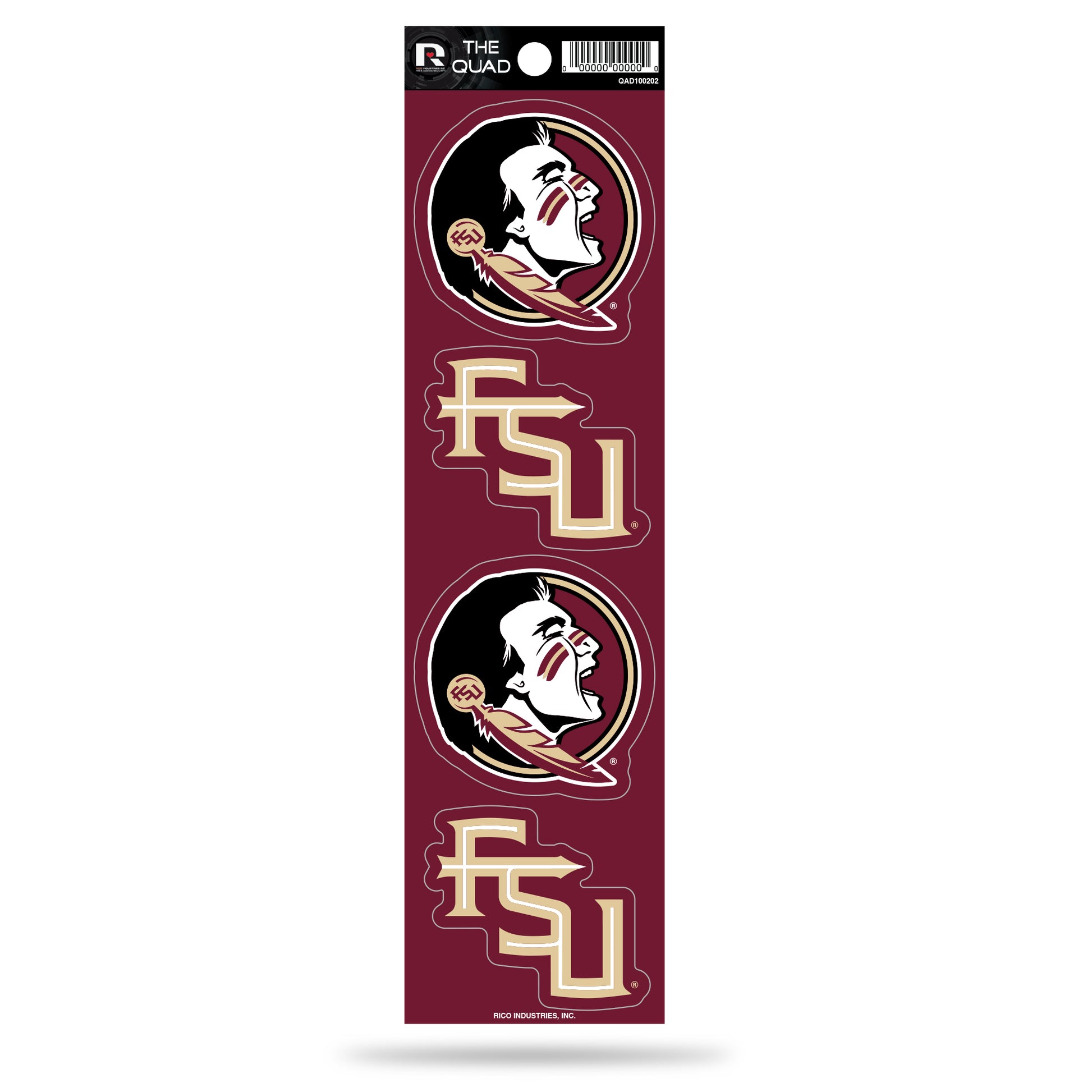 Florida State Seminoles Quad Decal Set