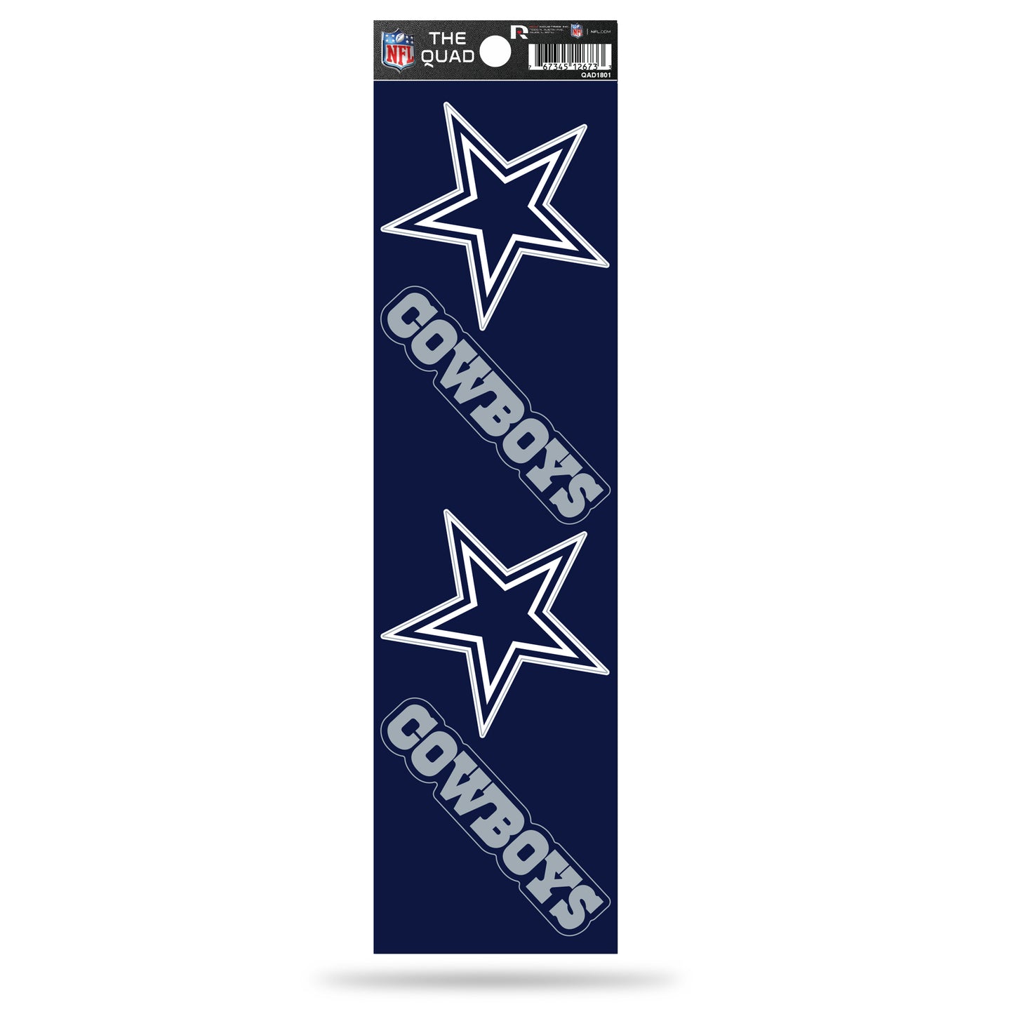 Dallas Cowboys Quad Decal Set