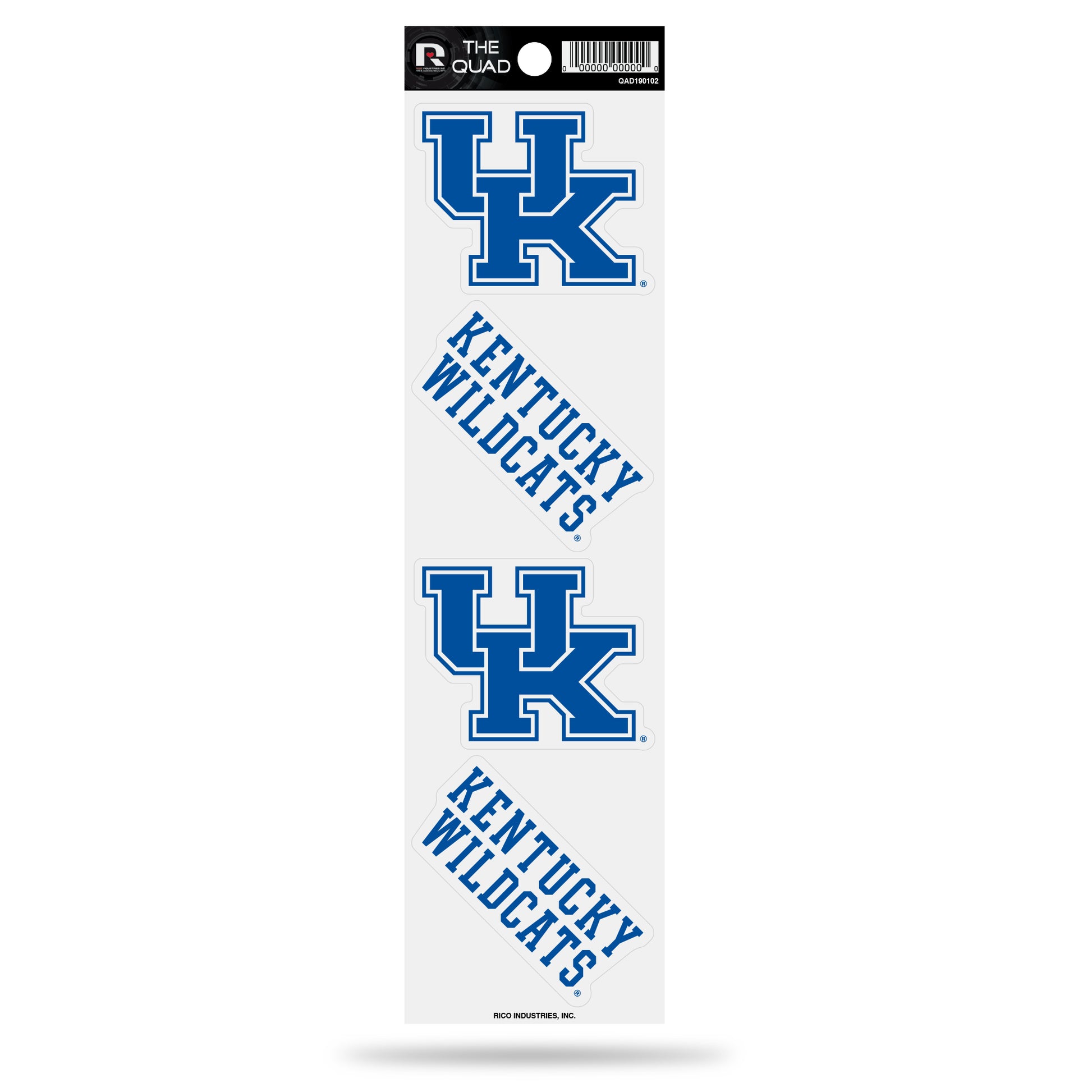 Kentucky Wildcats Quad Decal Set