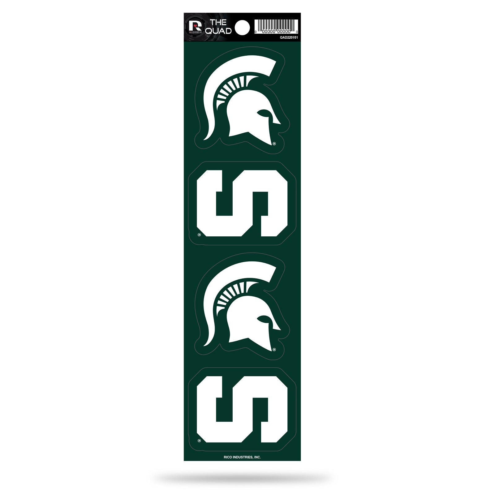 Michigan State Spartans Quad Decal Set