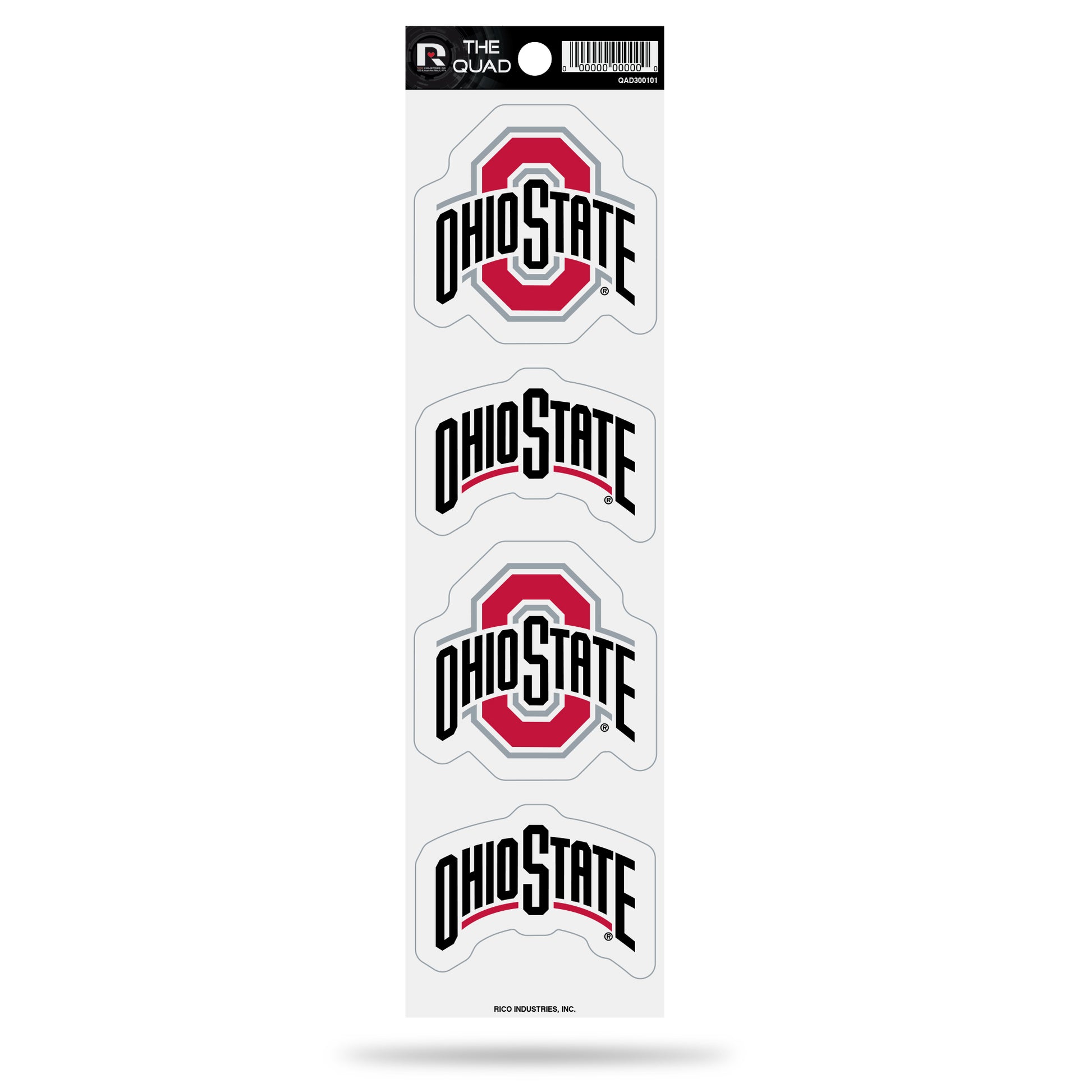 Ohio State Buckeyes Quad Decal Set