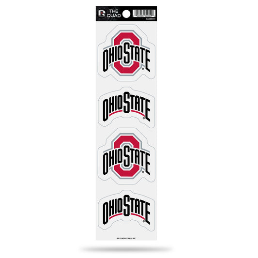 Ohio State Buckeyes Quad Decal Set