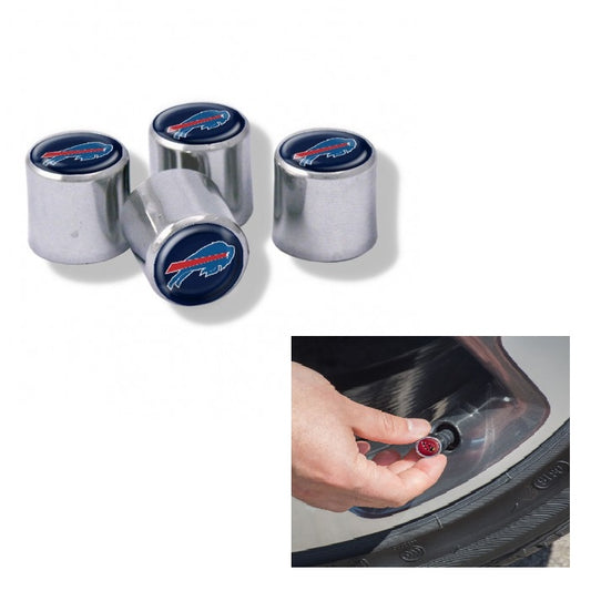 Buffalo Bills Chrome Valve Stem Caps