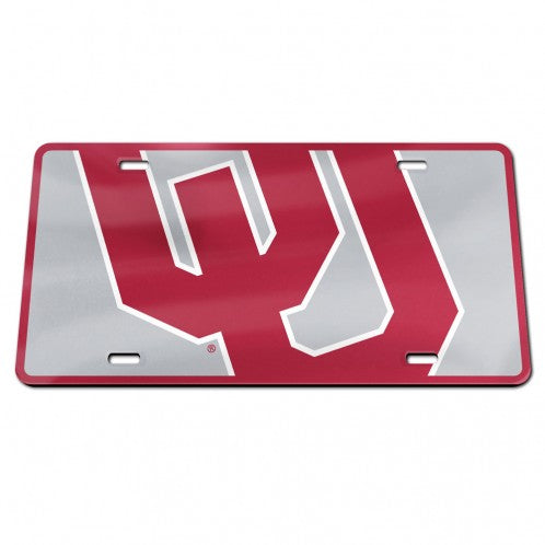 Oklahoma Sooners Mega Logo Laser License Plate