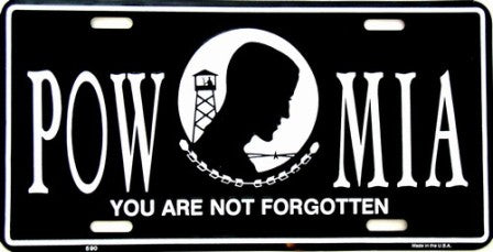 POW-MIA License Plate