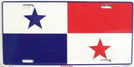 Panama Flag License Plate