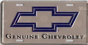 Genuine Chevrolet License Plate