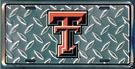 Texas Tech Red Raiders Diamond License Plate