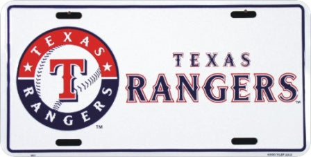 Texas Rangers License Plate