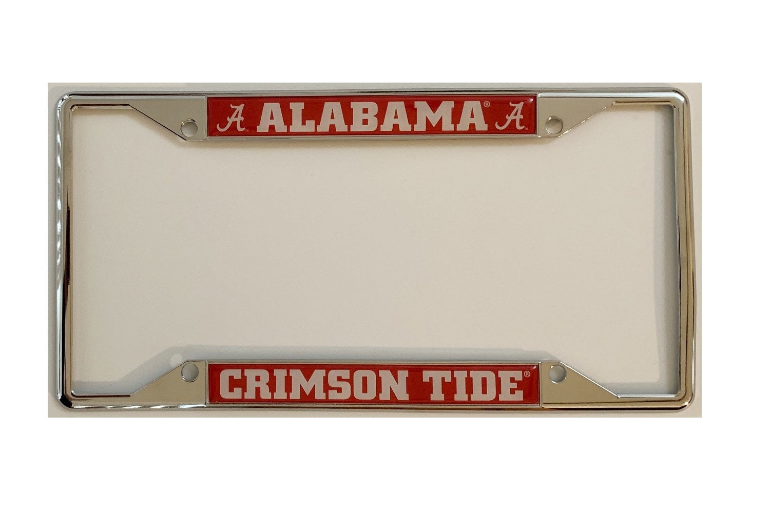 Alabama Crimson Tide Chrome License Plate Frame