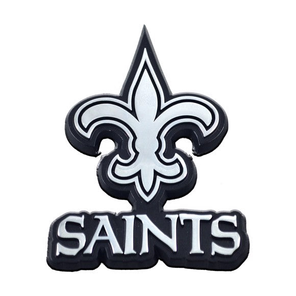 New Orleans Saints 3-D Metal Auto Emblem