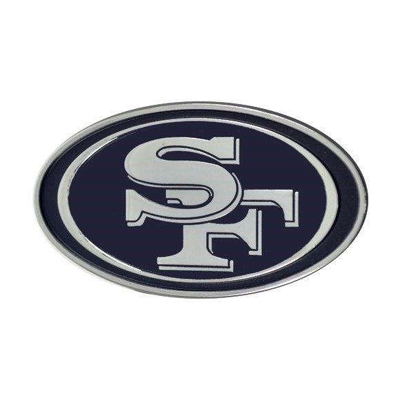 San Francisco 49ers 3-D Metal Auto Emblem