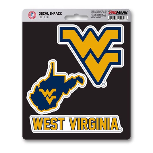 West Virginia Mountaineers Team Decal Set