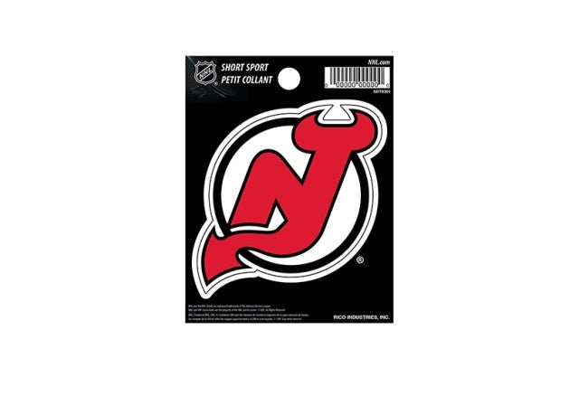 New Jersey Devils Short Sport Decal