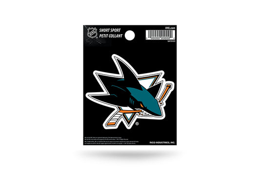 San Jose Sharks Short Sport Decal