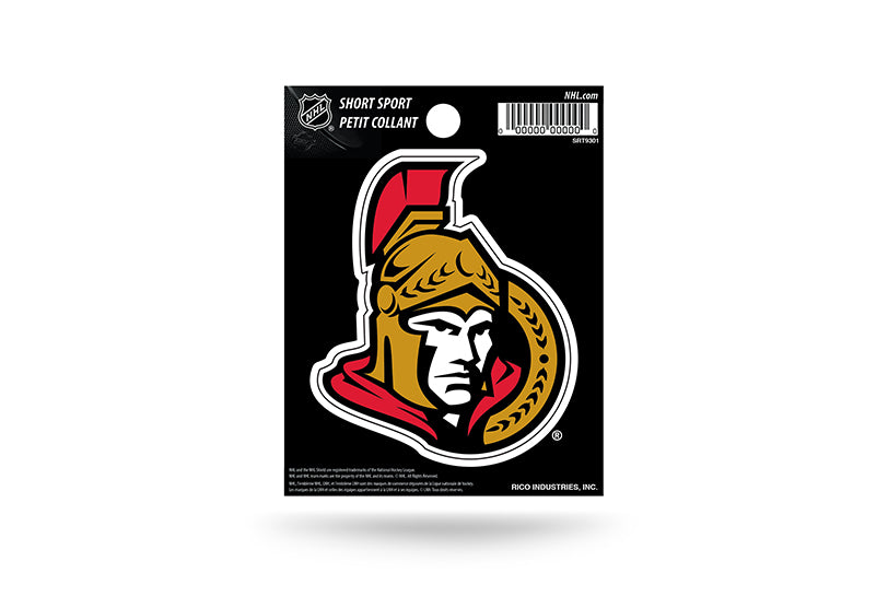 Ottawa Senators Short Sport Decal