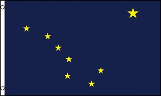 Alaska State Polyester Flag