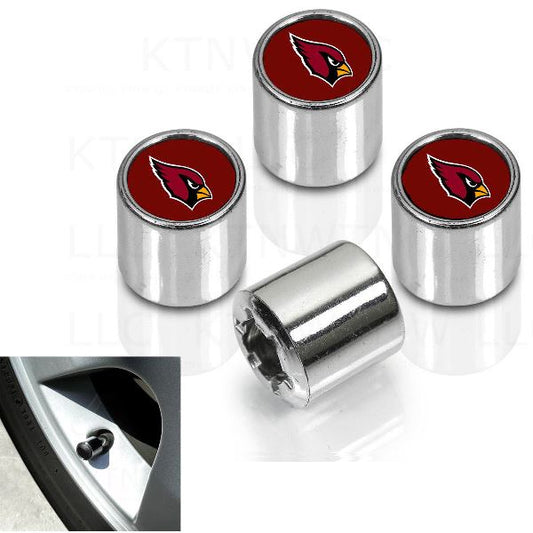 Arizona Cardinals Chrome Valve Stem Caps