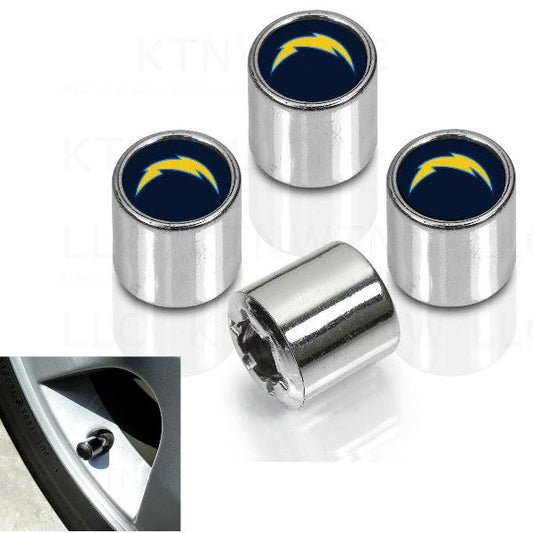 Los Angeles Chargers Chrome Valve Stem Caps