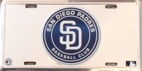 San Diego Padres Anodized License Plate