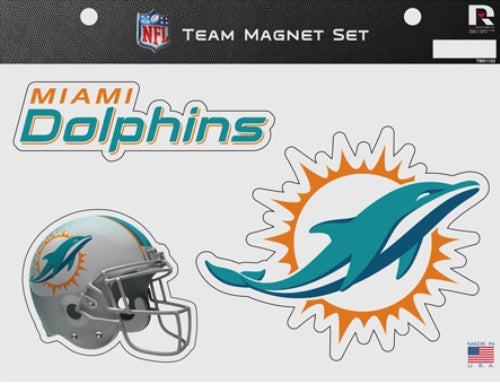 Miami Dolphins Team Magnet Set