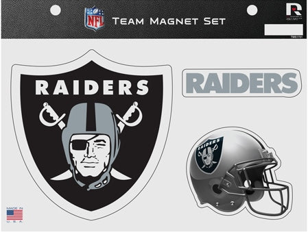 Oakland Raiders Team Magnet Set