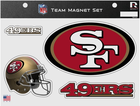 San Francisco 49ers Team Magnet Set