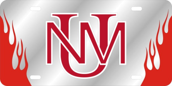 University Of New Mexico Laser License Plate