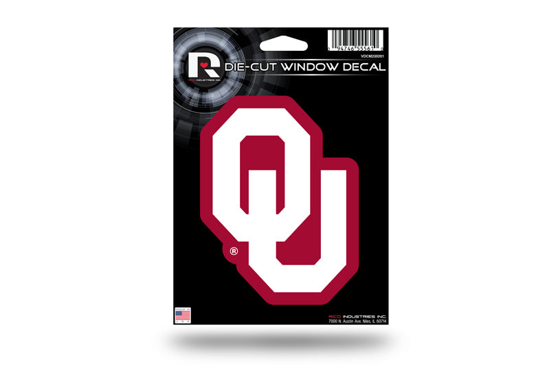 Oklahoma Sooners Die Cut Vinyl Decal