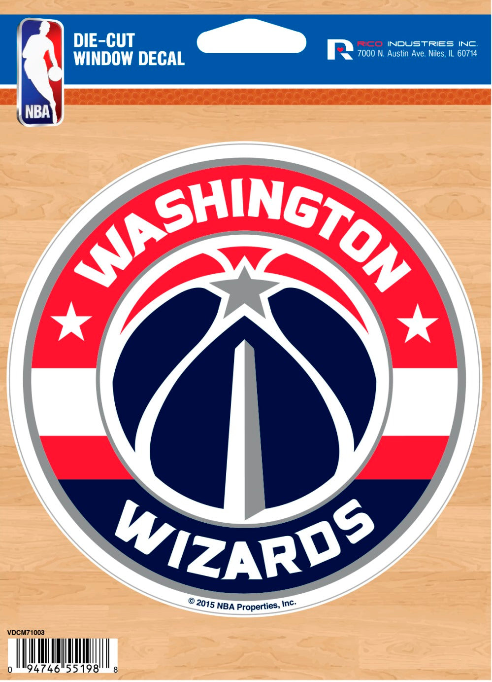 Washington Wizards Die Cut Vinyl Decal