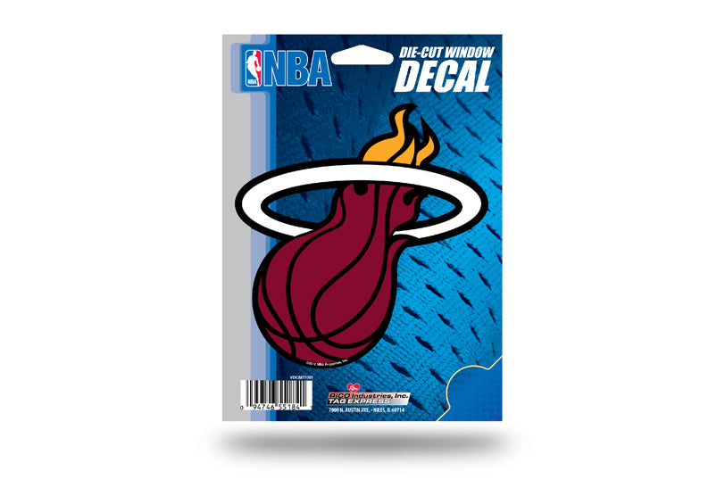 Miami Heat Die Cut Vinyl Decal