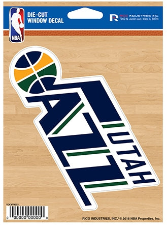 Utah Jazz Die Cut Vinyl Decal