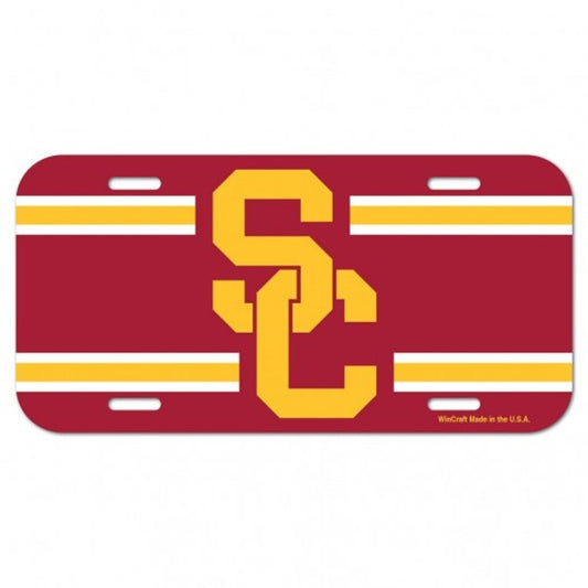 USC Trojans Full Color Plastic License Plate