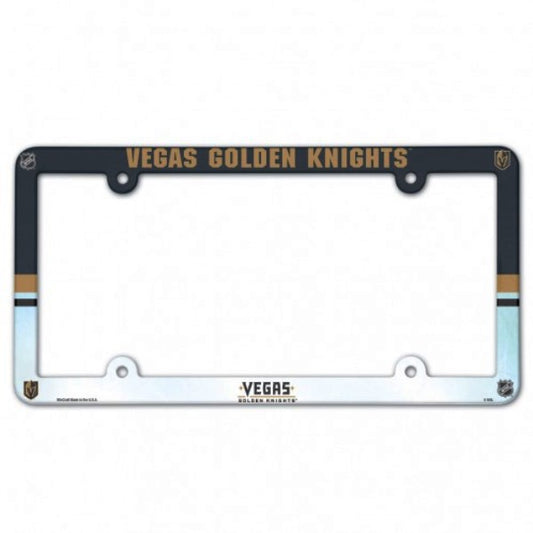 Las Vegas Golden Knights Full Color Plastic License Plate Frame