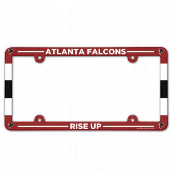 Atlanta Falcons Full Color Plastic License Plate Frame