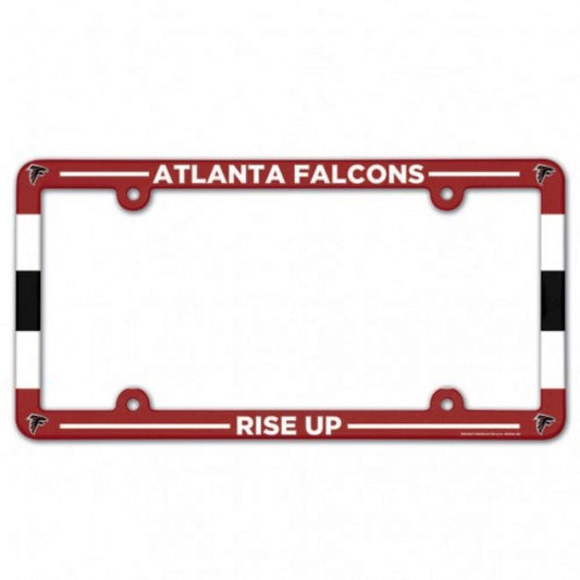 Atlanta Falcons Full Color Plastic License Plate Frame