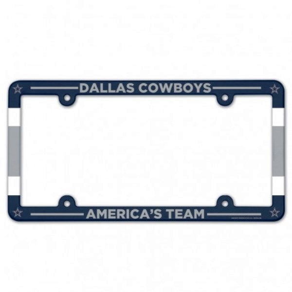 Dallas Cowboys Full Color Plastic License Plate Frame