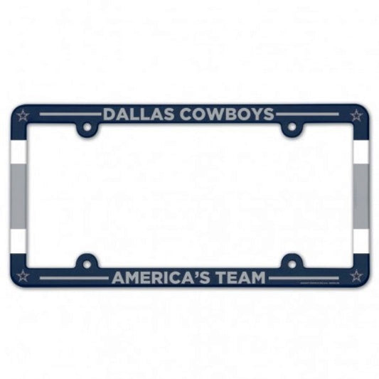 Dallas Cowboys Full Color Plastic License Plate Frame