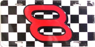 Nascar Racing #8 License Plate